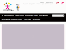 Tablet Screenshot of bannerprinting.com.hk